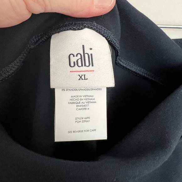 Cabi #6690 Cheeky Pants Classic Navy Ponte Knit Size XL - Picture 5 of 6